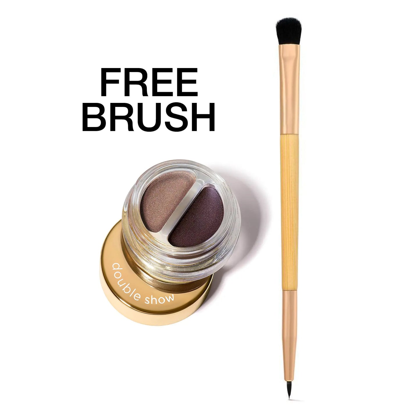 Last Day 70%OFF:double show clay pot shadow liner + brush